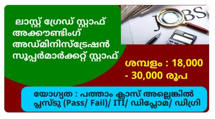 Topmart ഗ്രൂപ്പ് വിവിധ ഒഴിവിലേക്ക് നിയമനം നടത്തുന്നു